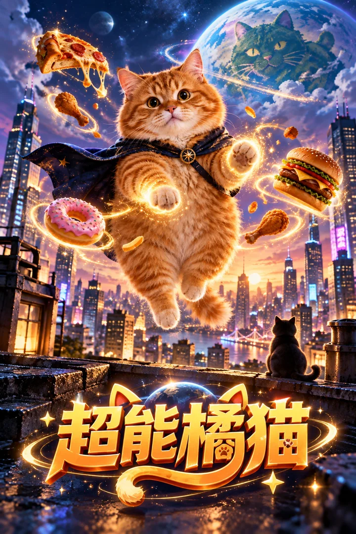 超能橘猫
